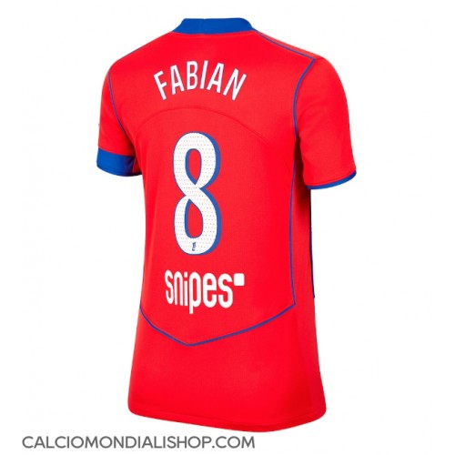 Maglie da calcio Paris Saint-Germain Fabian Ruiz #8 Terza Maglia Femminile 2025-26 Manica Corta